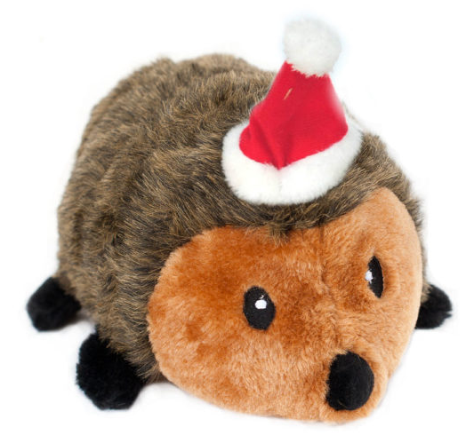 Zippy Paws Extra Large Xmas Hedgehog Holiday Dog Toy by Pet Food Warehouse