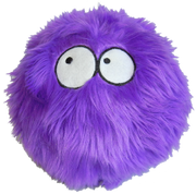 Go Dog Large Purple Furball with Chew Guard Dog Toy by Pet Food Warehouse