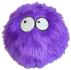 Go Dog Large Purple Furball with Chew Guard Dog Toy by Pet Food Warehouse