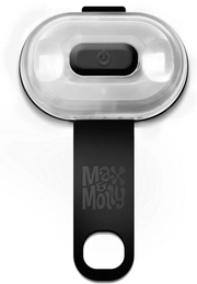 Max & Molly Black Rechargable Matrix LED Light with Hang Tag by Pet Food Warehouse