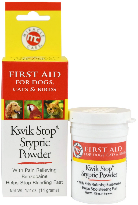Gimborn Kwik Stop Styptic Powder .5oz by Pet Food Warehouse