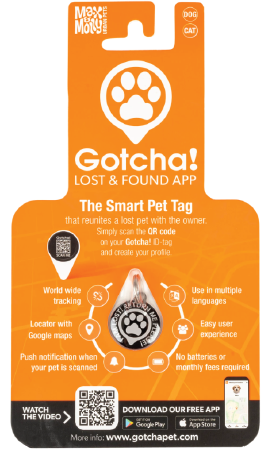Max & Molly Gotcha Tag by Pet Food Warehouse