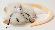 Steel Dog Combo Critter Cat Toy White by Pet Food Warehouse