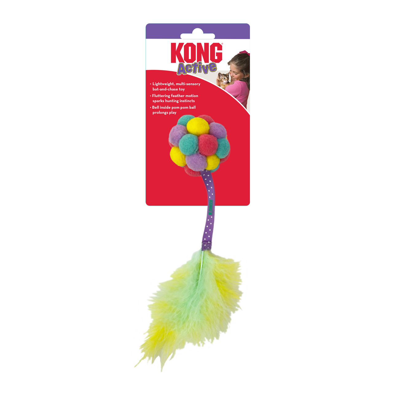 Kong Active Bubble Ball Assorted Cat Toy by Pet Food Warehouse