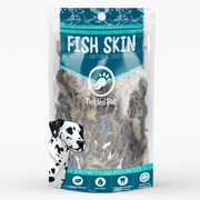 Tickled Pet Icelandic Codfish Skin Twists 5oz by Pet Food Warehouse