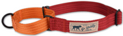 Hamilton Martingale Collar Campfire Red & Mango 1 18-26" by Pet Food Warehouse