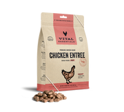 Vital Essentials Freeze-Dried Raw Entree Dog Food Nibs Chicken 14oz by Pet Food Warehouse