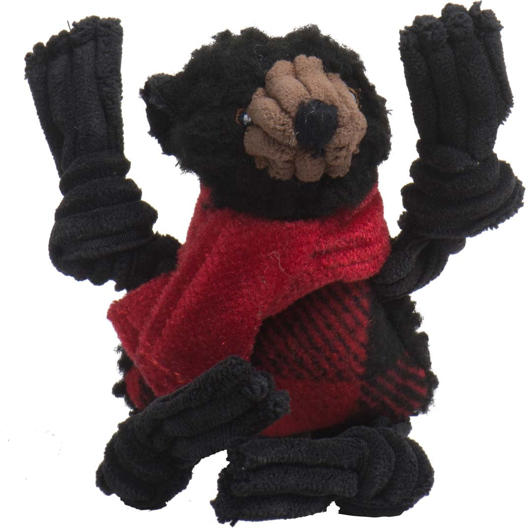 HuggleHound Fireside Collection Black Bear Small by Pet Food Warehouse