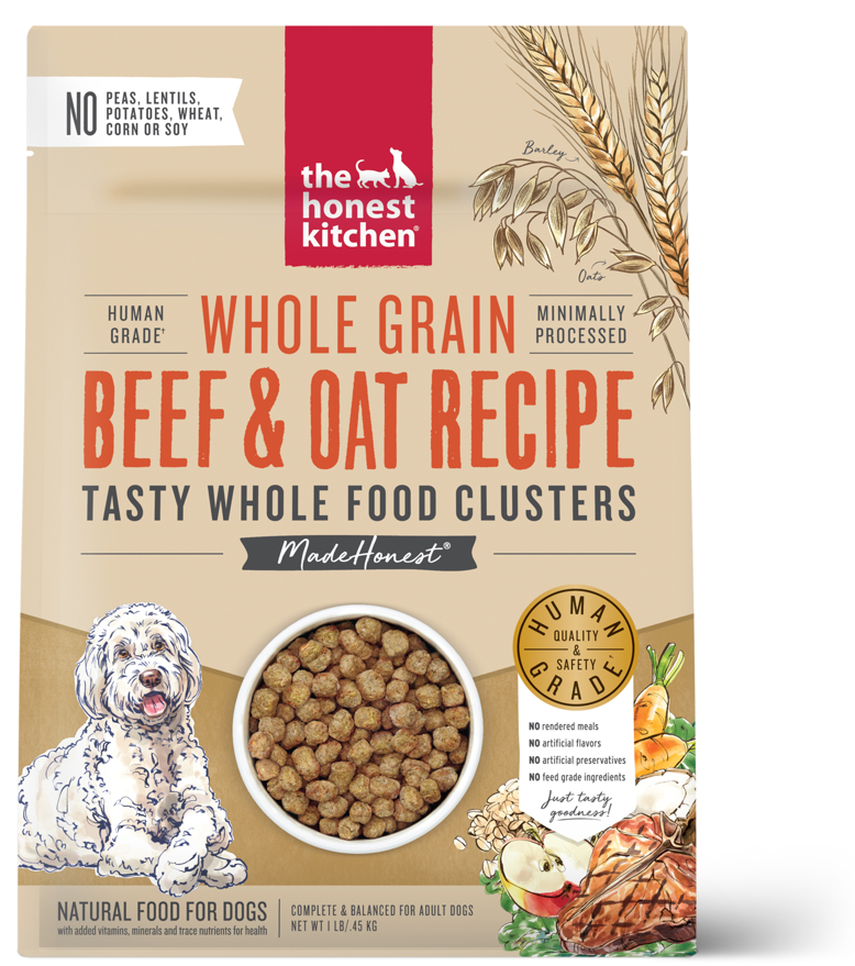Honest Kitchen Whole Food Clusters Whole Grain Beef Dog Food 1# by Pet Food Warehouse
