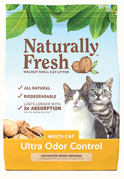 Naturally Fresh Walnut Odor Control Clumping Litter 14lb by Pet Food Warehouse