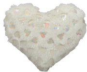 Huggle Hound Valentine Pearlescent Heart Large by Pet Food Warehouse