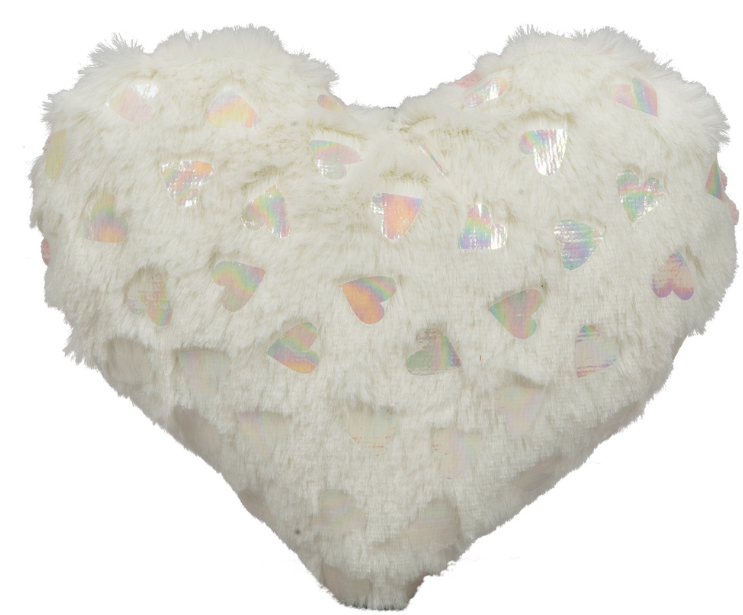 Huggle Hound Valentine Pearlescent Heart Large by Pet Food Warehouse