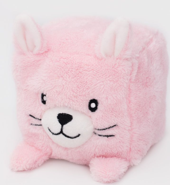 Zippy Paws Squeakie Blocks Bunny by Pet Food Warehouse