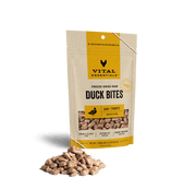 Vital Essentials Freeze-Dried Dog Treats Duck Bites 2oz by Pet Food Warehouse