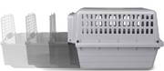 Vanness Calm Carrier with E_Z Load Drawr Black & Grey by Pet Food Warehouse