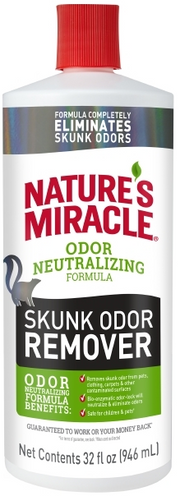 Natures Miracle Skunk Odor Remover for Home 32oz by Pet Food Warehouse