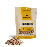 Vital Essentials Freeze-Dried Dog Treats Duck Bites 5.5oz by Pet Food Warehouse