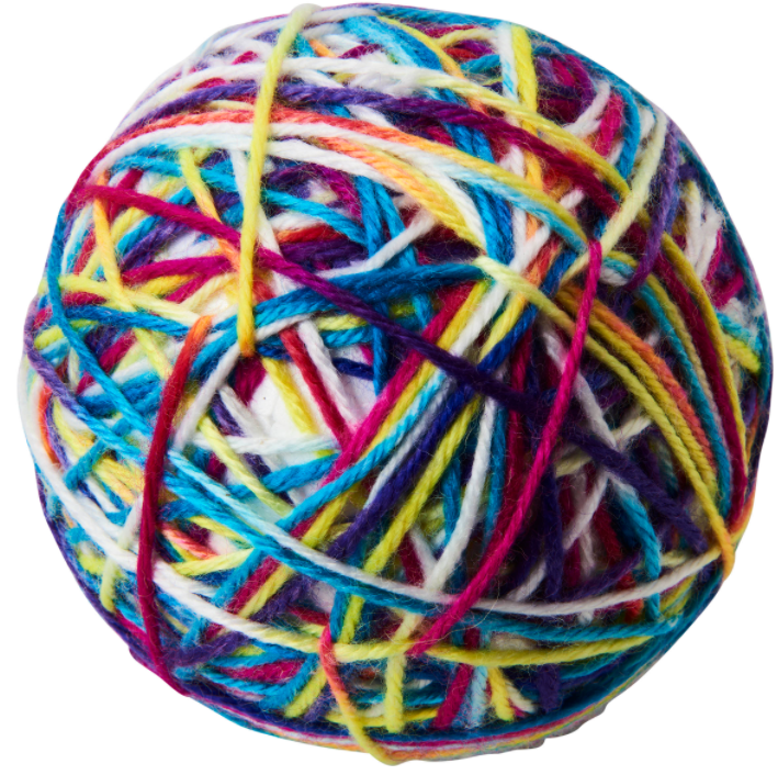 Ethical Spot Sew Much Fun Yarn Ball 3.5" by Pet Food Warehouse