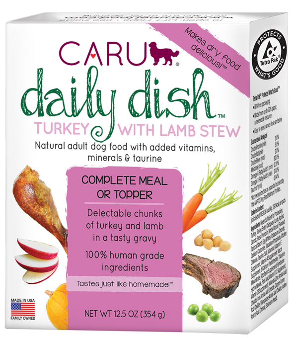 CARU Daily Dish Turkey & Lamb Stew for Dogs 12oz by Pet Food Warehouse