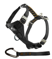 Enhanced Strength Tru-Fit Smart Harness w/Seatbelt Tether Black 50-80 lb by Pet Food Warehouse