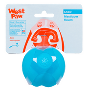 West Paw Jive Dog Toy Aqua 2.6" by Pet Food Warehouse