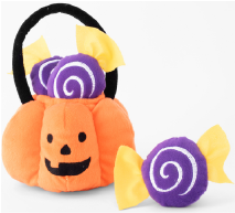 Zippy Paws Trick or Treat Candy Basket Burrow by Pet Food Warehouse