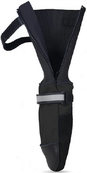 Muttluks Deluxe Fleece Lined Black Large by Pet Food Warehouse