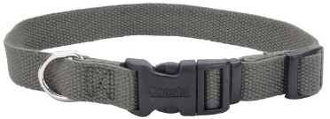 Coastal New Earth Soy Collar Forest Green 3/8 6-8 by Pet Food Warehouse
