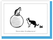 New Yorker Card Cat / Working On Core by Pet Food Warehouse