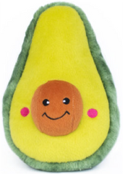 Zippy Paws Nomnomz Avocado Dog Toy by Pet Food Warehouse