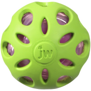 JW Pet Medium Crackle Ball Dog Toy by Pet Food Warehouse