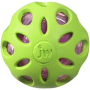 JW Pet Medium Crackle Ball Dog Toy by Pet Food Warehouse