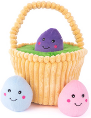 Zippy Paws Easter Egg And Friends Burrow Dog Toy by Pet Food Warehouse