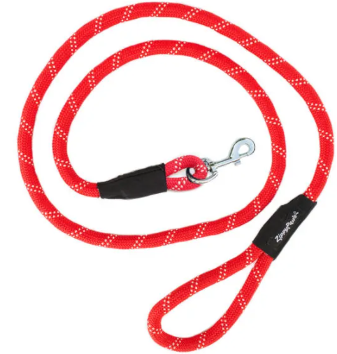 Zippy Paws Leash Climbers Leash Red 6' by Pet Food Warehouse