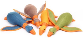 Multipet Assorted Dazzle Ducks Dog Toy by Pet Food Warehouse