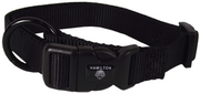 Hamilton Adjustable Dog Collar Black 1" 18-26" by Pet Food Warehouse