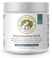 4.5oz Wholistic Pet Organics Diatomaceous Earth by Pet Food Warehouse