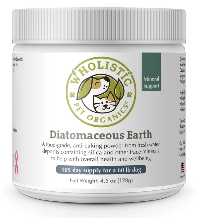 4.5oz Wholistic Pet Organics Diatomaceous Earth by Pet Food Warehouse