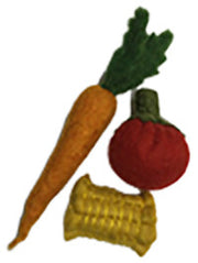Dharma Dog Karma Cat Wool Farmer Cat Toy Assorted by Pet Food Warehouse