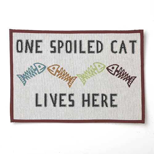 Petrageous One Spoiled Cat Placemat by Pet Food Warehouse