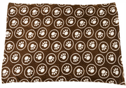 Ethical Pet 40x60 Snuggler Paws Circle Blanket Dog Bed by Pet Food Warehouse