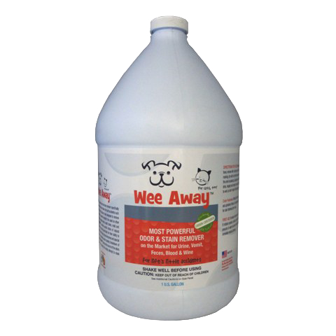 Wee Away Original Odor & Stain Remover for Dogs Cats 1 Gallon by Pet Food Warehouse