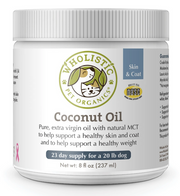 8oz Wholistic Pet Organics Coconut Oil by Pet Food Warehouse