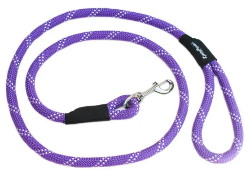 Zippy Paws Leash Climbers Leash Purple 6' by Pet Food Warehouse