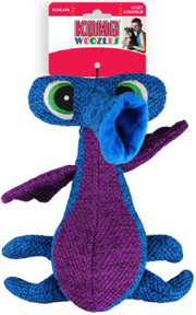 Kong RWZ21 Medium Woozles Blue Dog Toy by Pet Food Warehouse