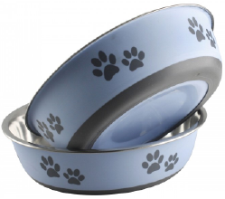 Buster Bowls By Indipets Maya Blue 17 cm Medium by Pet Food Warehouse