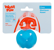 West Paw Jive Dog Toy Aqua 2" by Pet Food Warehouse