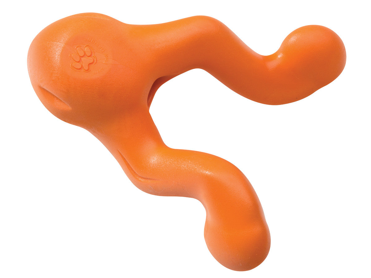 West Paw Tizzi Dog Toy Tangerine 6.5" by Pet Food Warehouse