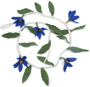 Dharma Dog Karma Cat Wool Pointsettia Blue by Pet Food Warehouse