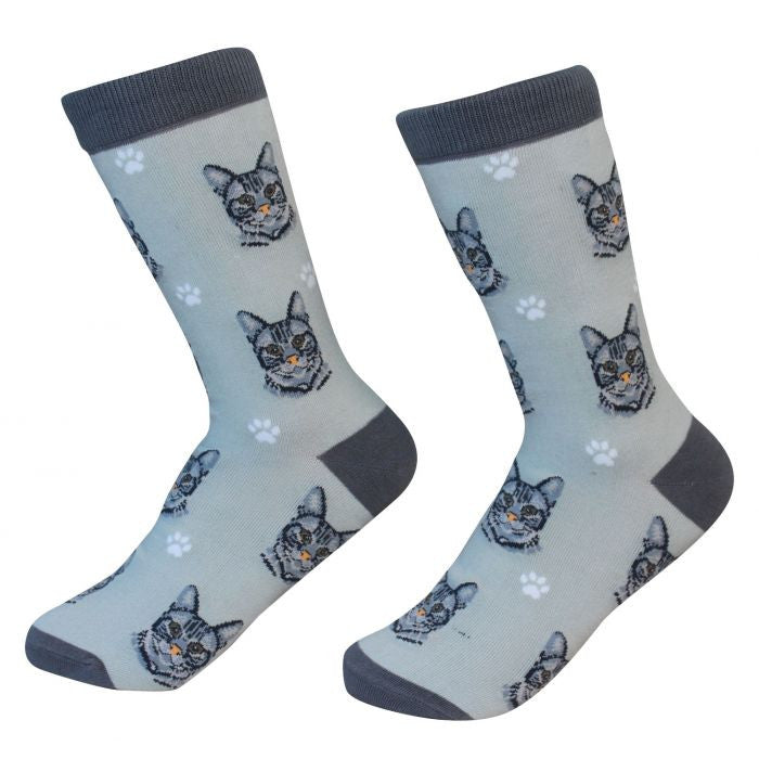 Socks Cat Tabby Silver by Pet Food Warehouse